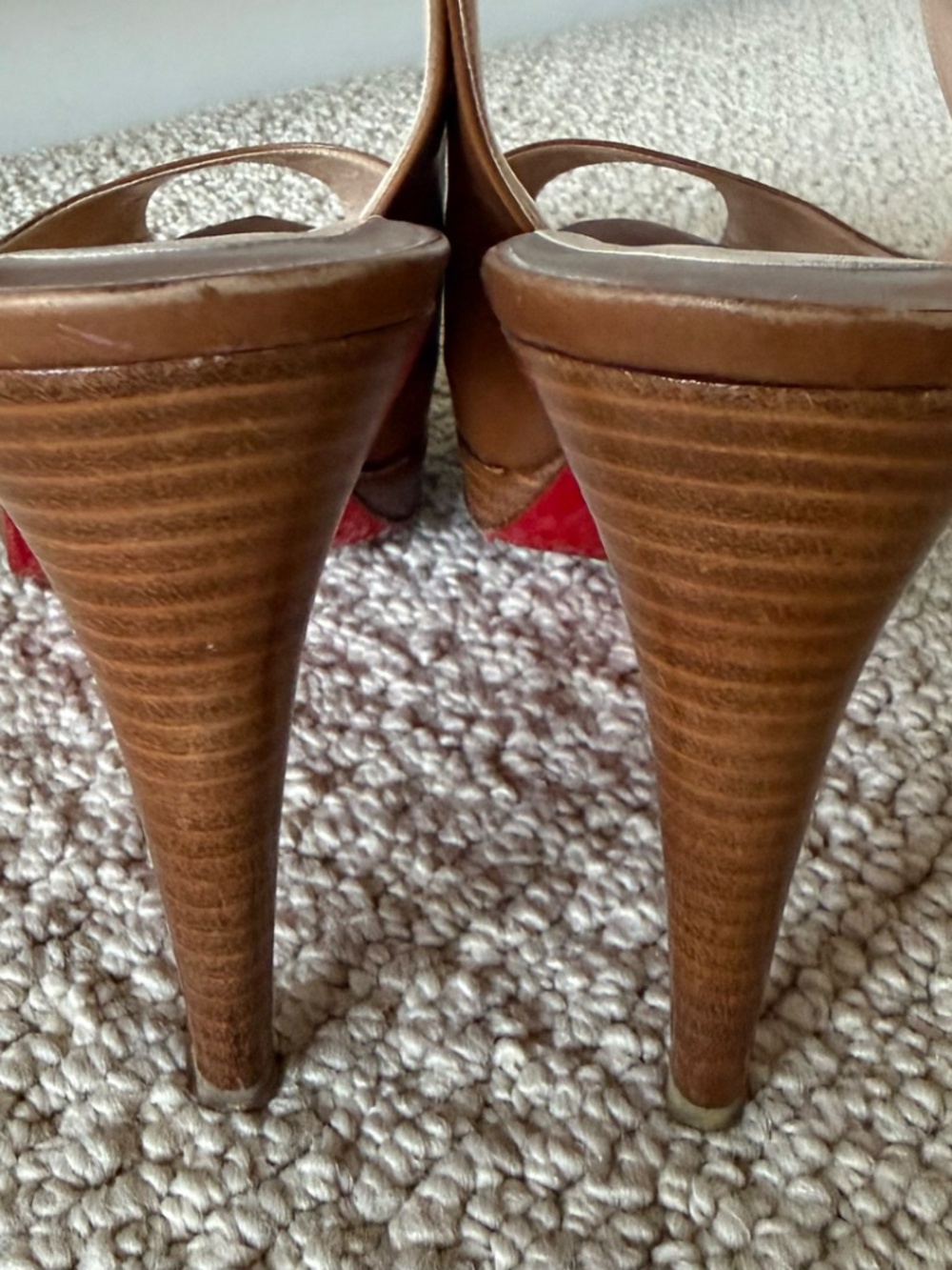 Christian Louboutin sling back heels - Picture 4 of 7